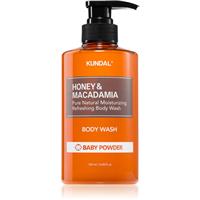 KUNDAL Honey & Macadamia Baby Powder gentle shower gel with moisturising effect 500 ml