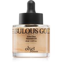 KUNDAL Objet Satin Glow Shimmer Oil shimmering oil with moisturising effect shade Fabulous Gold 45 ml