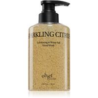 KUNDAL Objet Exfoliating & Waterfull Hand Wash nourishing liquid hand soap with an exfoliating effect with aroma Sparkling Citrus 380 ml