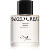 KUNDAL Objet Satin Glow Body Oil caring body oil for intensive hydration with aroma Naked Cream 100 ml