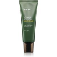 KUNDAL Sea Salt & Green Tea Scalp Scaler deep cleansing scrub for hair growth stimulation 200 g