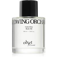 KUNDAL Objet Satin Glow Body Oil caring body oil for intensive hydration with aroma Glowing Orchard 100 ml