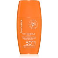 Lancaster Sun Sensitive Tinted Mattifying Fluid mattifying emulsion waterproof SPF 50 30 ml