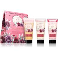 La Florentina Rose Hand Cream, Shower Gel and Body Lotion gift set