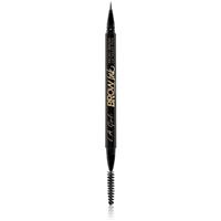 L.A. Girl Cosmetics Brow Ink eyebrow pen with brush shade Dark Brown 0.45 ml