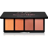 L.A. Girl Cosmetics Fanatic blusher palette shade Island Hottie 4x4 g