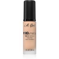 L.A. Girl Cosmetics PRO. Matte HD long-lasting foundation with matt effect shade Bisque 30 ml