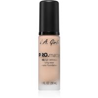 L.A. Girl Cosmetics PRO. Matte HD long-lasting foundation with matt effect shade Natural 30 ml