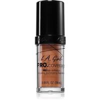 L.A. Girl Cosmetics PRO. Coverage illuminating liquid foundation shade Sand 28 ml