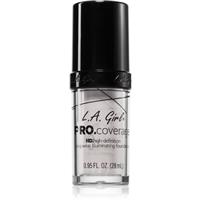 L.A. Girl Cosmetics PRO. Coverage illuminating liquid foundation shade White 28 ml