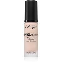 L.A. Girl Cosmetics PRO. Matte HD long-lasting foundation with matt effect shade Ivory 30 ml
