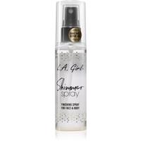L.A. Girl Cosmetics Shimmer Spray makeup setting spray for face and body shade Gold 80 ml