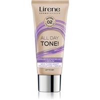 Lirene ALL DAY TONE! hydrating foundation for radiant-looking skin shade 02 Natural 30 ml