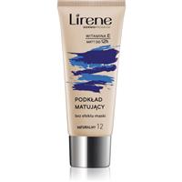 Lirene Nature Matte mattifying liquid foundation with long-lasting effect shade 12 Natural 30 ml