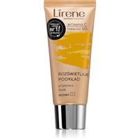 Lirene Vitamin C brightening liquid foundation with long-lasting effect shade 03 Beige 30 ml