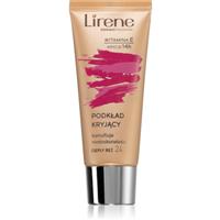 Lirene Vitamin E high-coverage liquid foundation shade 24 Beige 30 ml