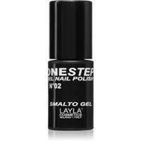 Layla Cosmetics One Step nail polish shade N.2 100% Black 5 ml