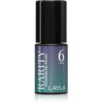 Layla Cosmetics Rarity gel nail polish for UV/LED hardening shade n.6 5 ml