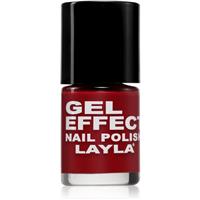 Layla Cosmetics Gel Effect gel nail polish shade N.06 Power Red 10 ml