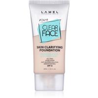LAMEL OhMy Clear Face full coverage foundation for problem and oily skin shade 401 40 ml