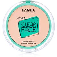 LAMEL OhMy Clear Face compact powder with antibacterial ingredients shade 403 Rosy beige 6 g