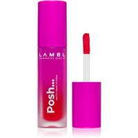 LAMEL Posh Matte Liquid Lip Stain long-lasting matt liquid lipstick shade №406 Ruby Red 4 g