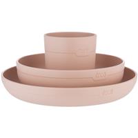 LOVI Tableware Set with Cup dinnerware set Nude 3 pc