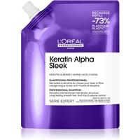 LOral Professionnel Serie Expert Keratin Alpha Sleek shampoo for smooth-looking hair Refill 500 ml