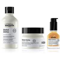 LOral Professionnel Serie Expert Metal Detox economy pack for damaged hair