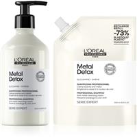 LOral Professionnel Serie Expert Metal Detox economy pack for damaged hair