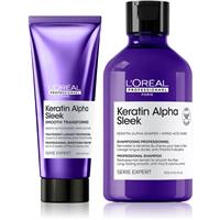 LOral Professionnel Serie Expert Keratin Alpha Sleek set to smooth hair