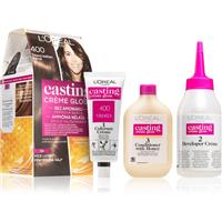 LOral Paris Casting Creme Gloss hair colour shade 400 Dark Brown 1 pc