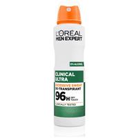LOral Paris Men Expert Clinical Ultra antiperspirant spray for men 150 ml
