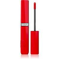 LOral Paris Infaillible Laque Resistance long-lasting liquid lipstick adds moisture and shine shade 410 Rouge Poppy 4.3 ml
