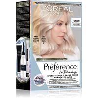LOral Paris Prfrence Le Blonding Toner acidic toner neutralising brass tones shade 01 Platinum Ice 1 pc
