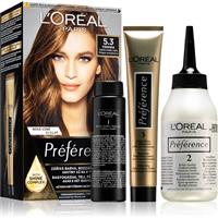 LOral Paris Prfrence hair colour shade 5.3 Ligth Golden Brown 1 pc