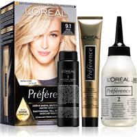 LOral Paris Prfrence hair colour shade 9.1 Viking Light Ash Blonde 1 pc