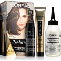 LOral Paris Prfrence hair colour shade 4.15 Intense Deep Brown 1 pc