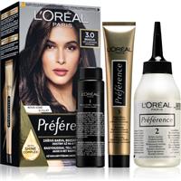 LOral Paris Prfrence hair colour shade 3.0 Dark Brown 1 pc