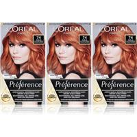 LOral Paris Prfrence hair colour economy pack shade 7.4 Mango Copper