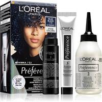 LOral Paris Prfrence Vivids hair colour shade 1.102 blue black 1 pc