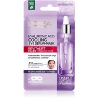 LOral Paris Revitalift Filler brightening and moisturising sheet mask for the eye area 11 g
