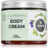 Leros Body cream basil & verbena body cream with nourishing and moisturising effect 200 ml