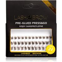 Lash Brow Press&Go Self-Adhesive Eyelashes self-adhesive cluster lashes Everyday Brownie 1 pc