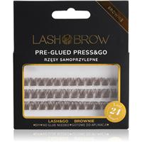 Lash Brow Press&Go Self-Adhesive Eyelashes self-adhesive cluster lashes Party Fever Brownie 1 pc