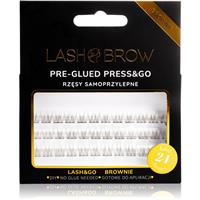 Lash Brow Press&Go Self-Adhesive Eyelashes self-adhesive cluster lashes No Make Up Brownie 1 pc