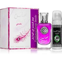 Lattafa Mahasin Crystal Violet gift set for women