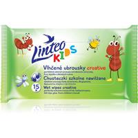 Linteo Kids Creative wet wipes for children 15 pc