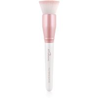 Luvia Cosmetics Prime Vegan Prime Buffer tapered foundation brush Candy (Pearl White / Rose) 1 pc