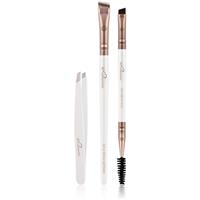 Luvia Cosmetics Prime Vegan Brow Kit brow kit Pearl White / Metallic Coffee Brown